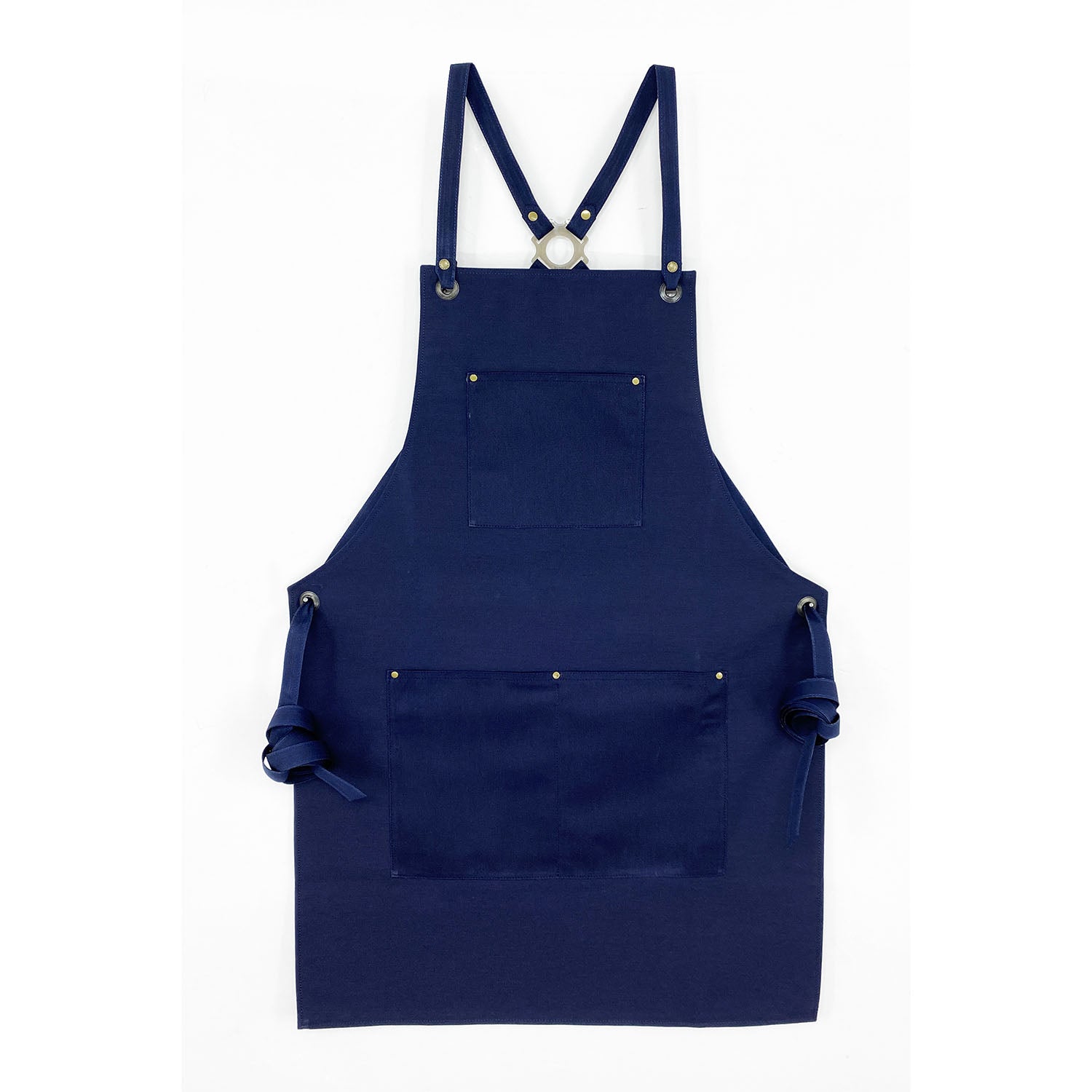 navy apron