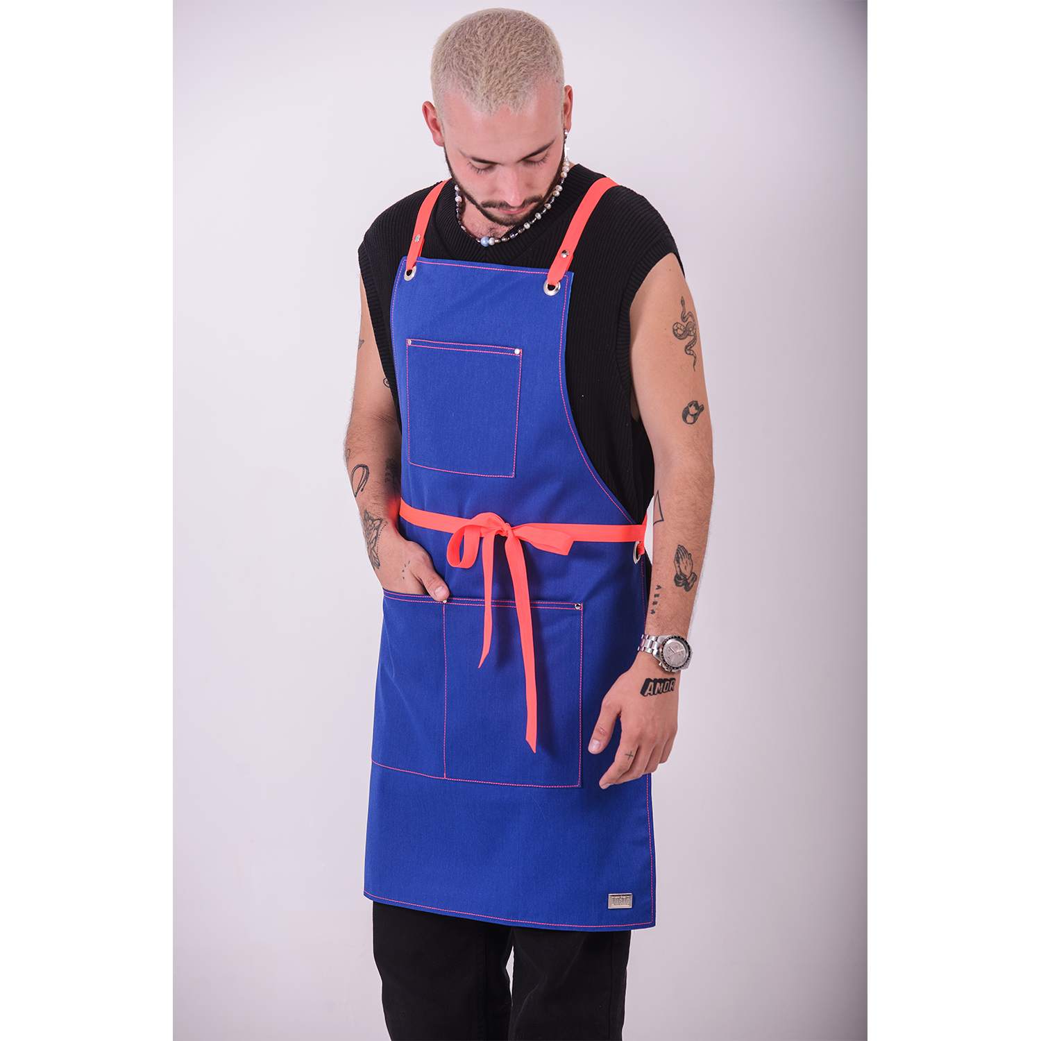 100 % Cotton Fabric Apron "Thiago" 2022 Lucio