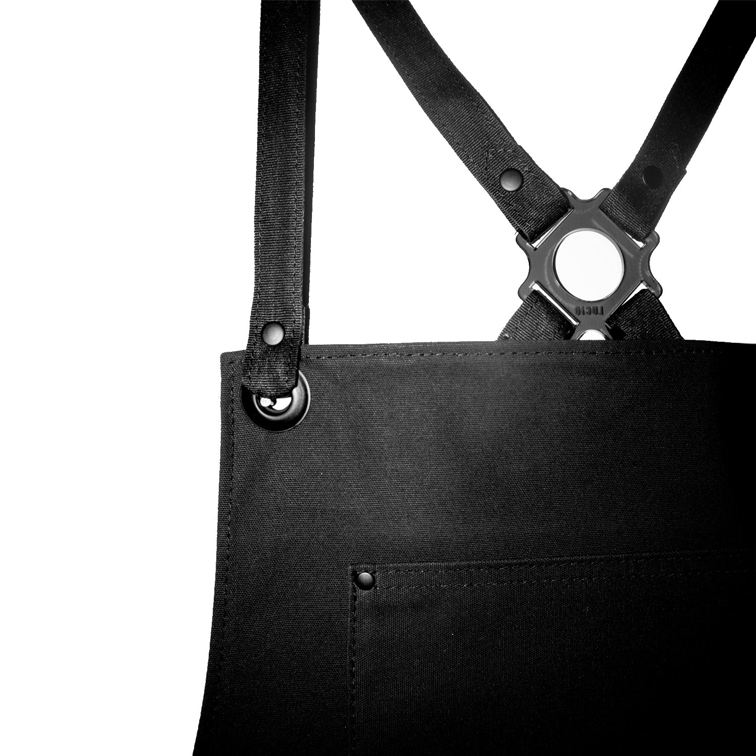 Matte Black Fabric Apron Lucio Co. Matte Black Fabric Apron Lucio Co.
