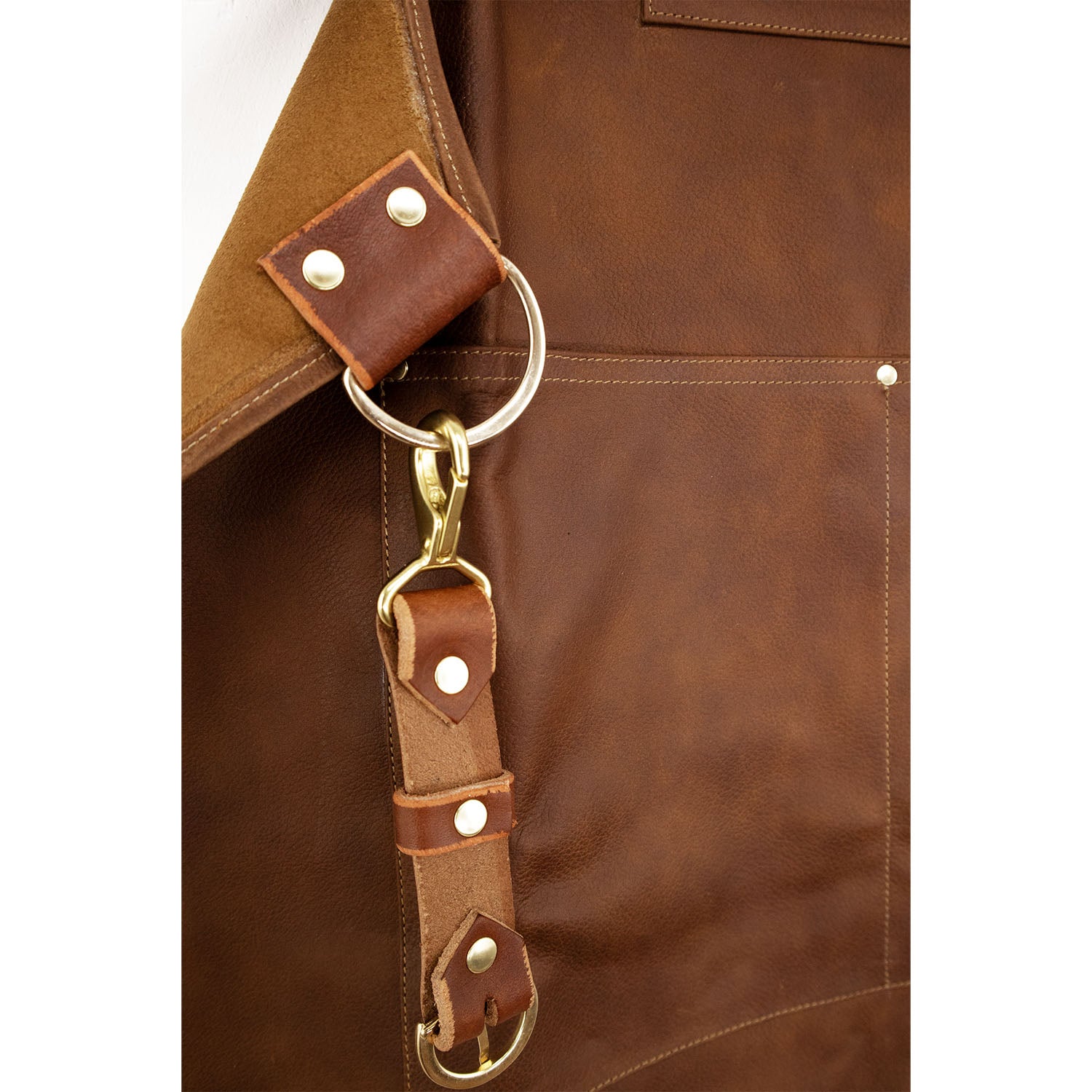 Distressed Leather Apron