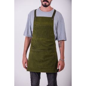 100 % Cotton Fabric Apron "Kermit" 2022 Lucio