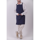 100 % Cotton Fabric Apron "Navy" 2022 Lucio